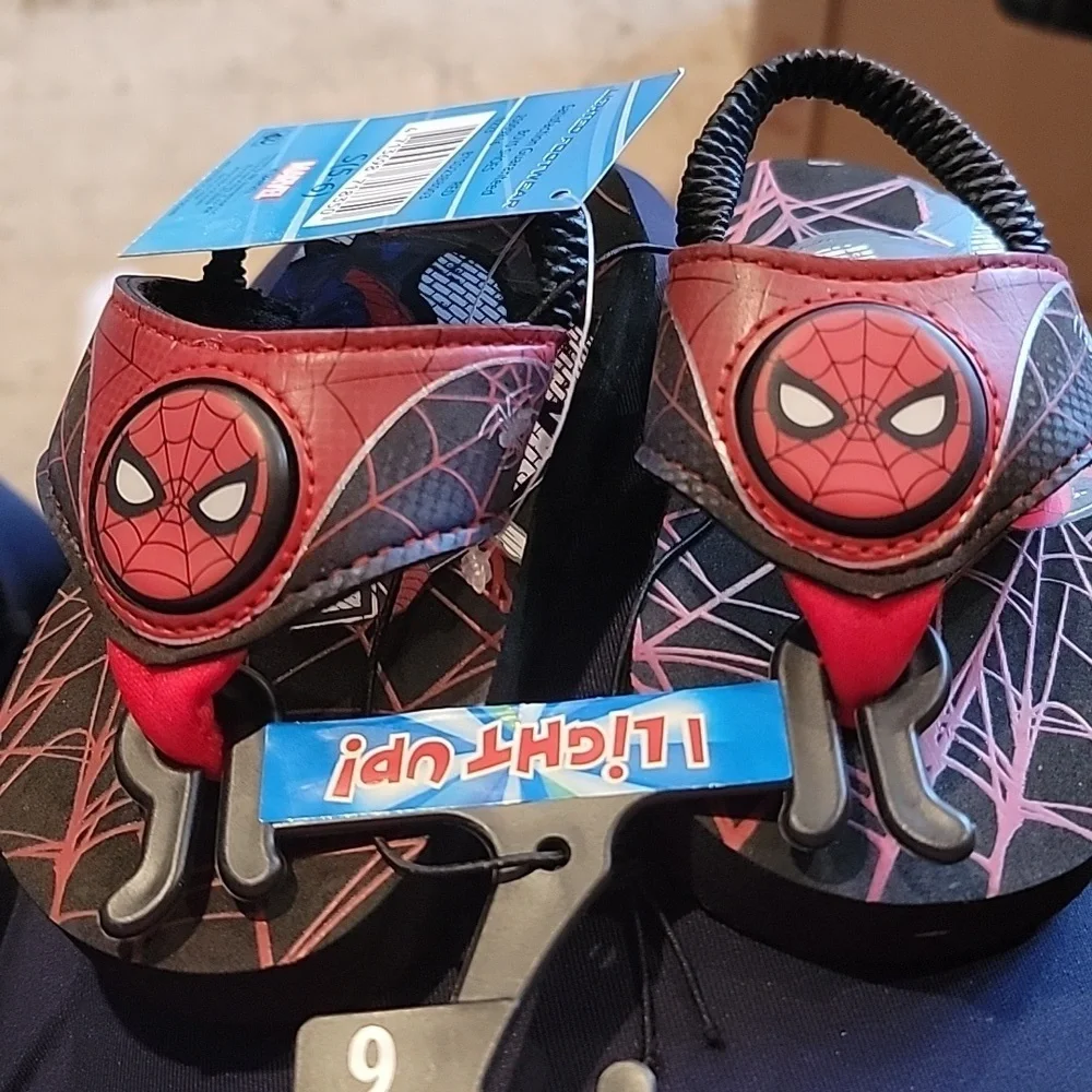 Marvel Spiderman Boys Light Up Sandals